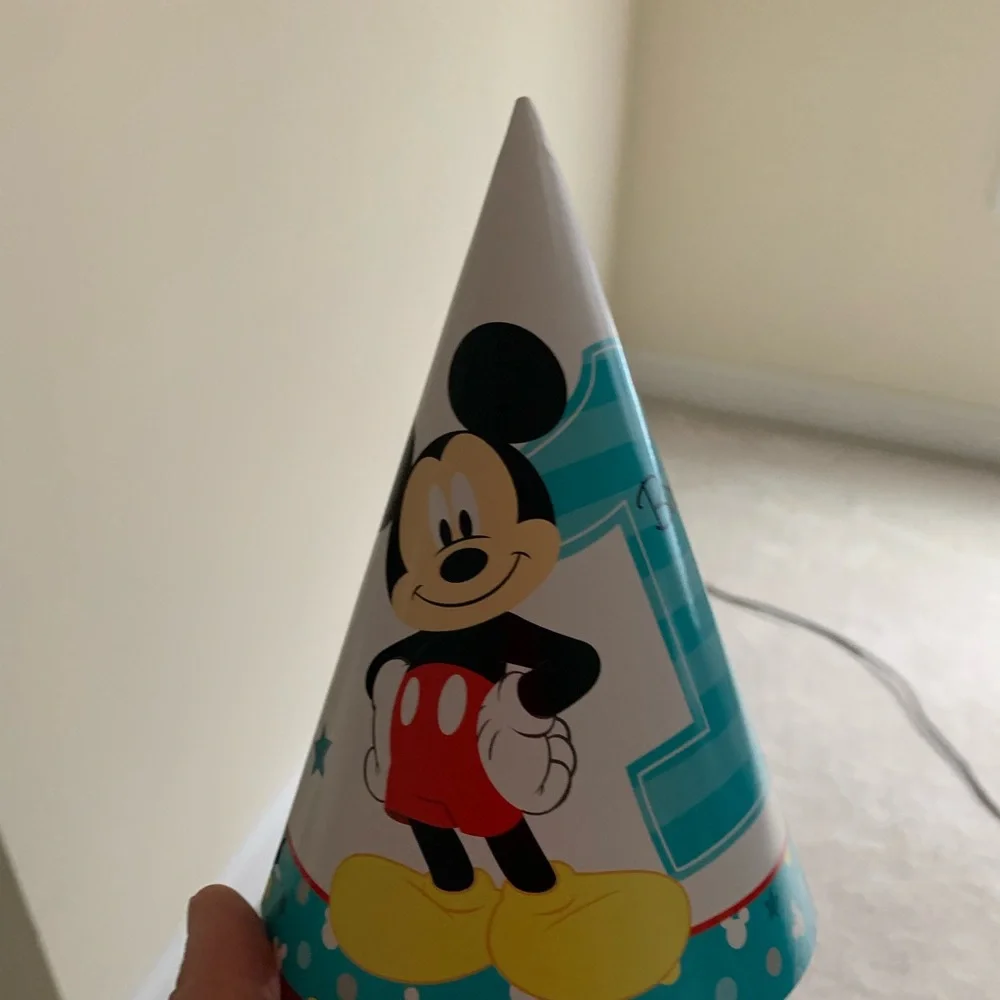 Mickey Mouse 1st Birthday Party Hats